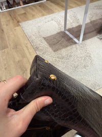 Sac miu miu marron croco
