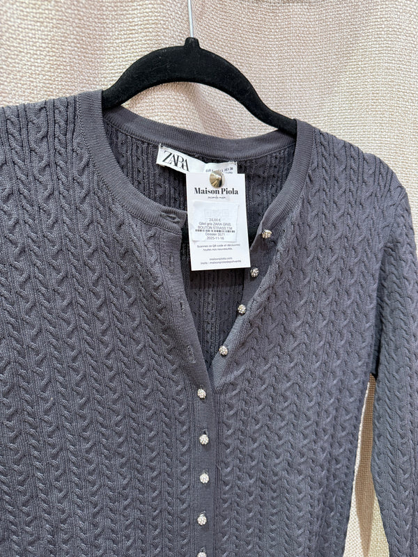 Gilet gris ZARA T.M