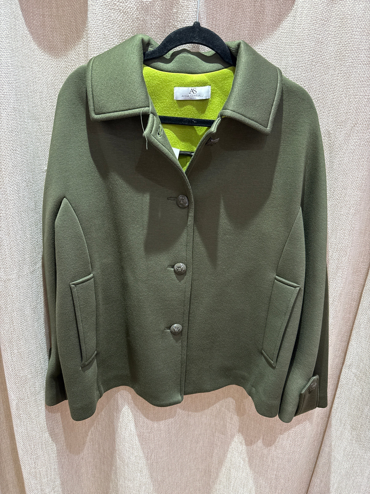 Veste verte large Anna Seravalli T.40