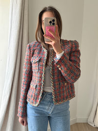 Veste noir et bleu tweed See U Soon T.S