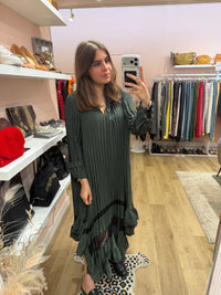 Claudie Pierlot Robe Kaki Robe longue T.M 01/08