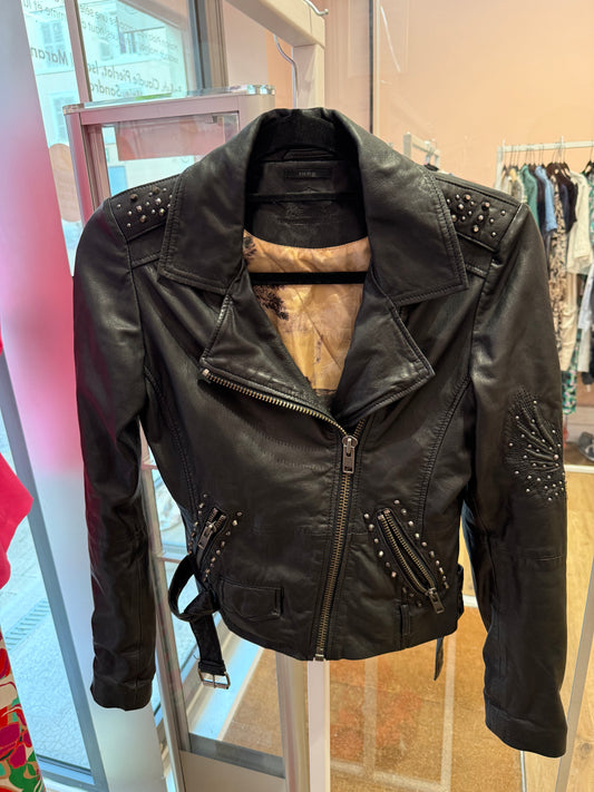 Veste en cuir ikks T.36