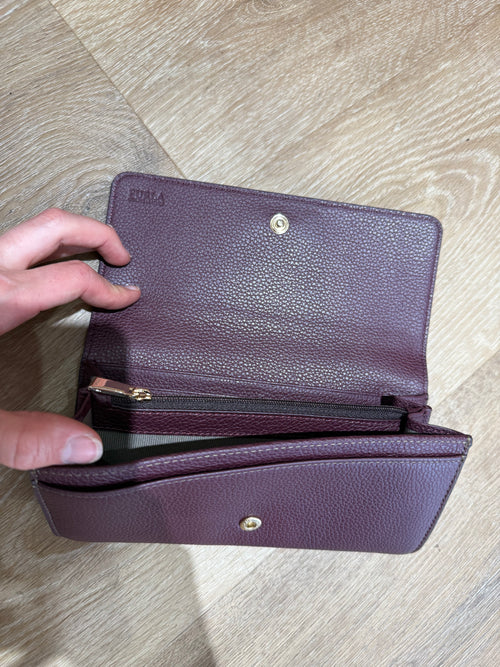Porte-feuille Furla violet en cuir 05/06