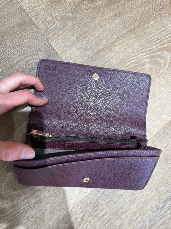 Porte-feuille Furla violet en cuir 05/06