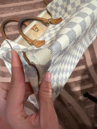 Sac speedy Louis Vuitton 35  18/08 damier azur