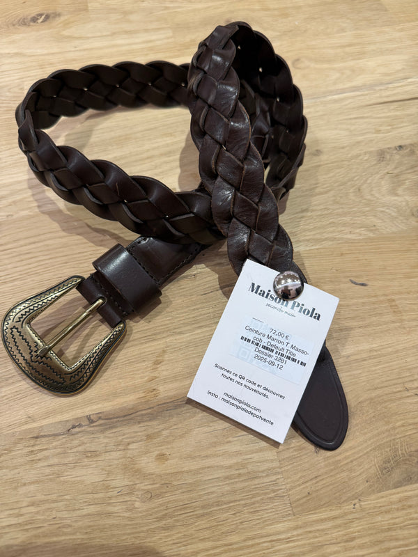 Ceinture Marron T. Massocob