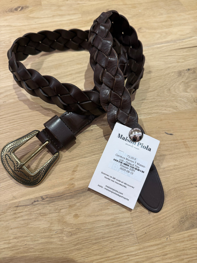 Ceinture Marron T. Massocob