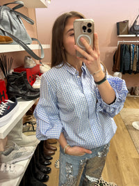 Chemise bleu vichy Weill T.M