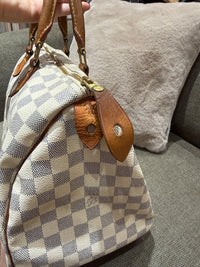 Sac speedy Louis Vuitton 35  18/08 damier azur