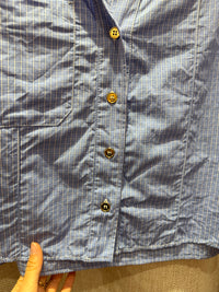 Chemise courte bleue à carreaux Sandro T.S 20/09