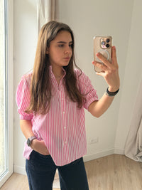 Chemise rose Y*coo rayures T.M/L