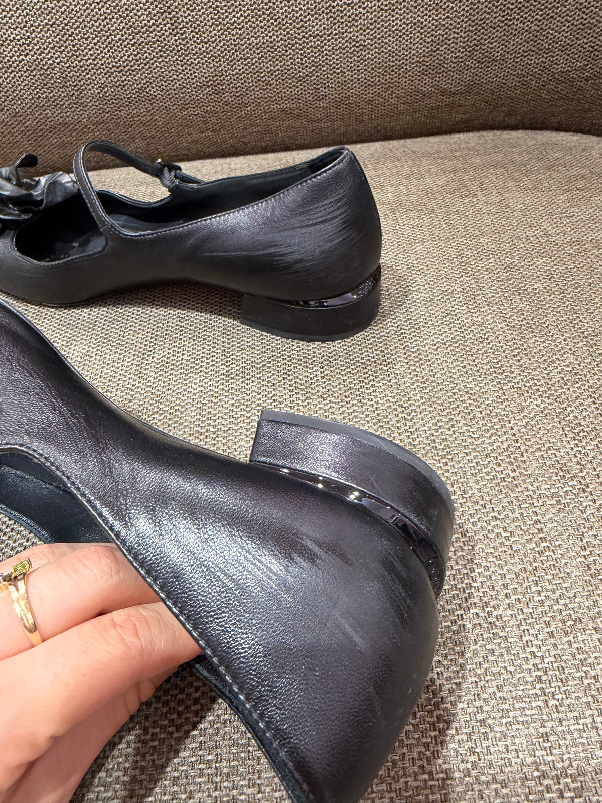 Jimmy Choo - Ballerines noires - T.37 03/09