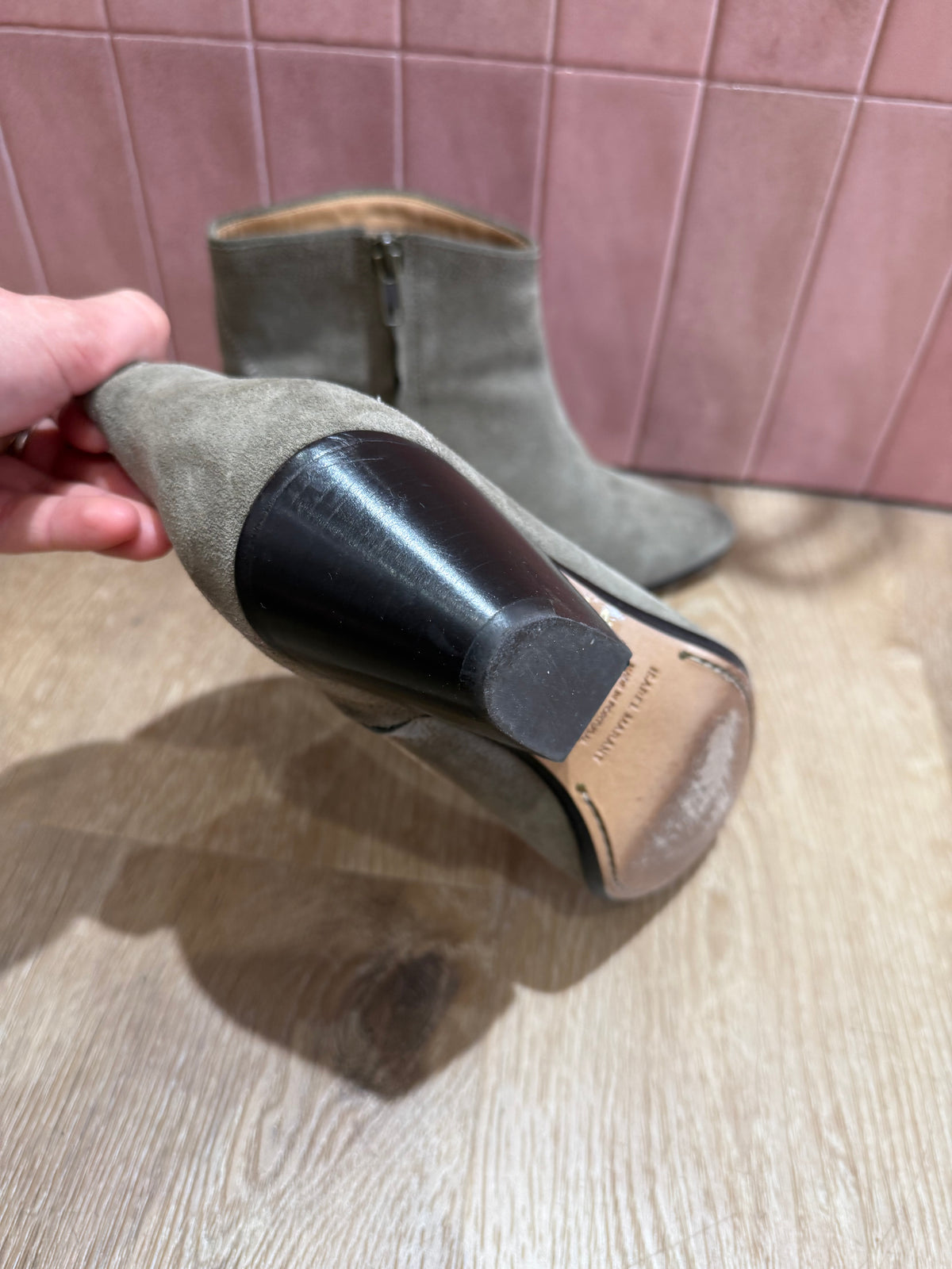 Bottines kaki Isabel marant T.37 10/06