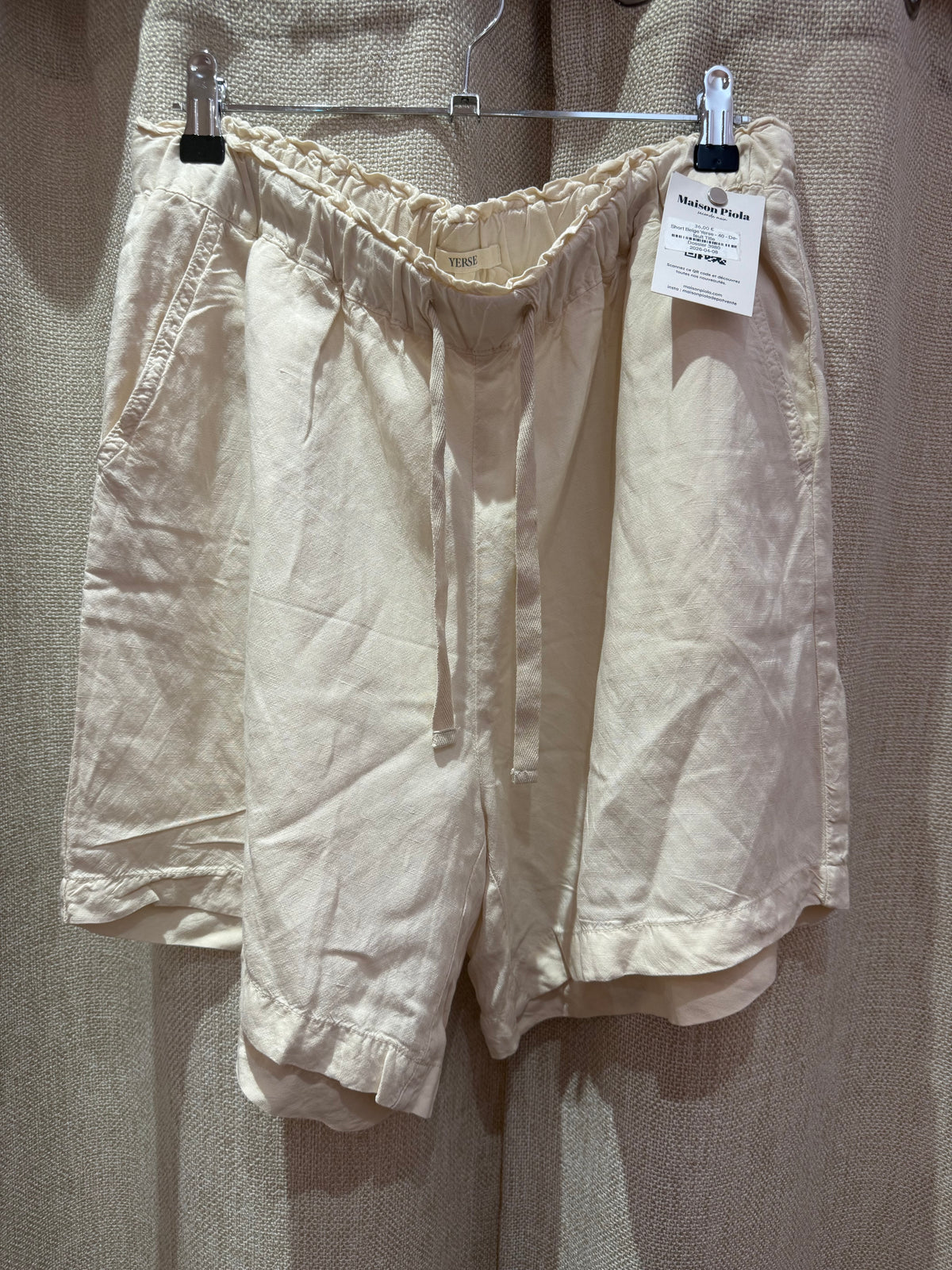 Short Beige Yerse - 40