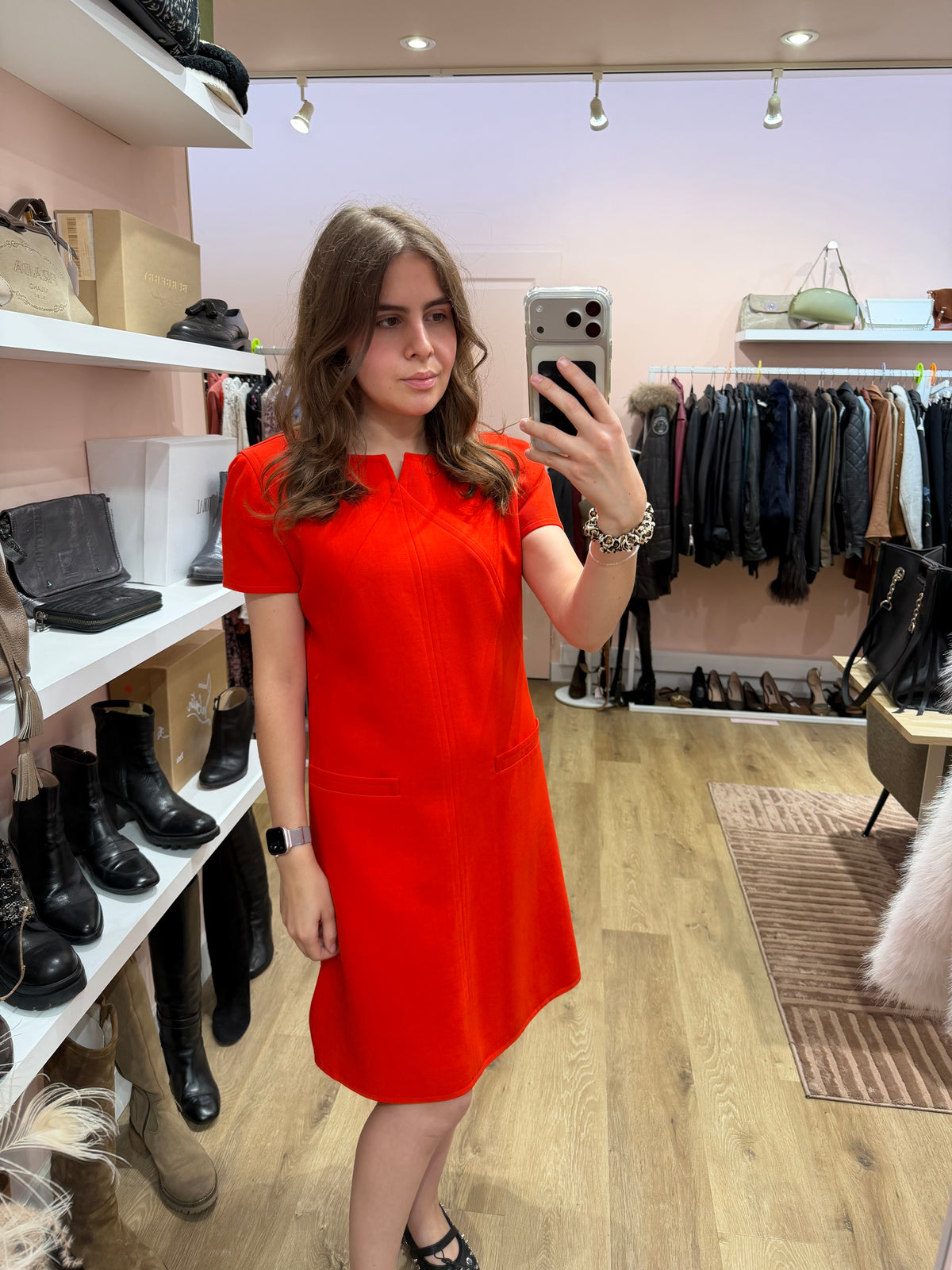 Robe Rouge Courrèges T.38 01/10