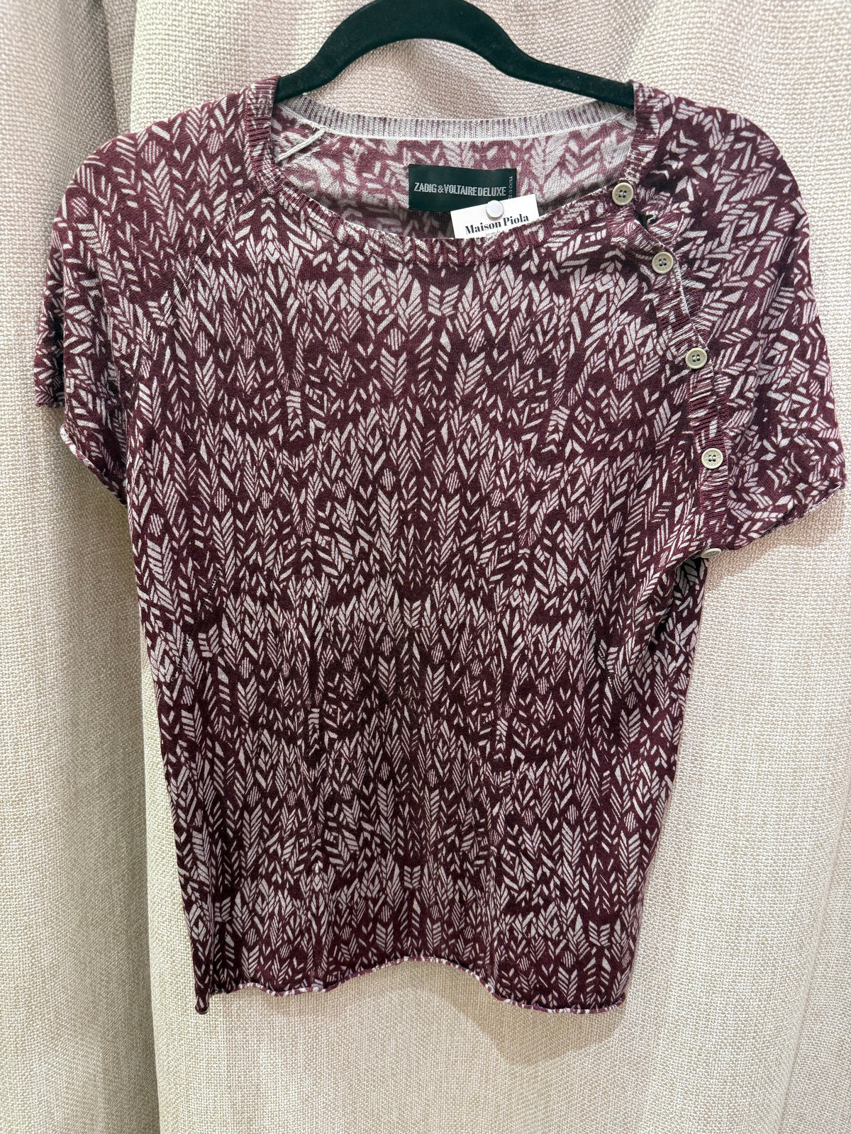 Top rouge Zadig & Voltaire / Deeluxe T.S