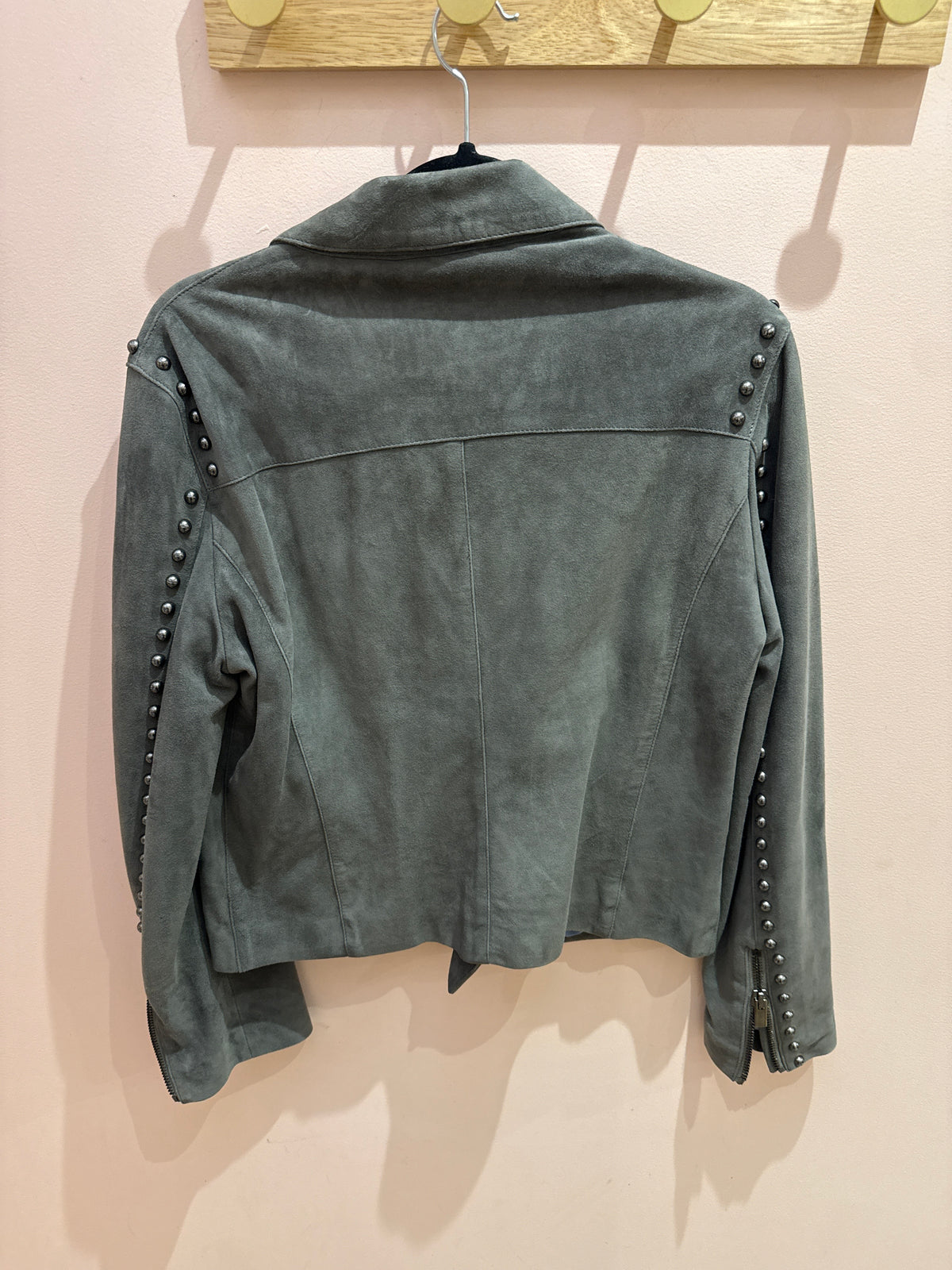 Veste en daim grise Craftlimited T.L