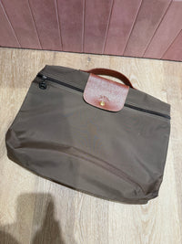 Pochette sacoche Longchamp kaki