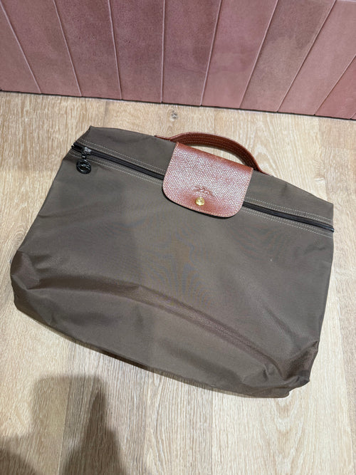 Pochette sacoche Longchamp kaki