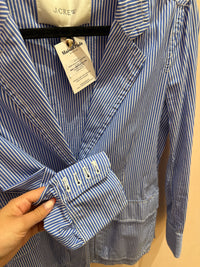 Veste rayures blanches bleu J.Crew T.M