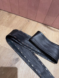 Ceinture noire détails argentés Iro T.75 14/09