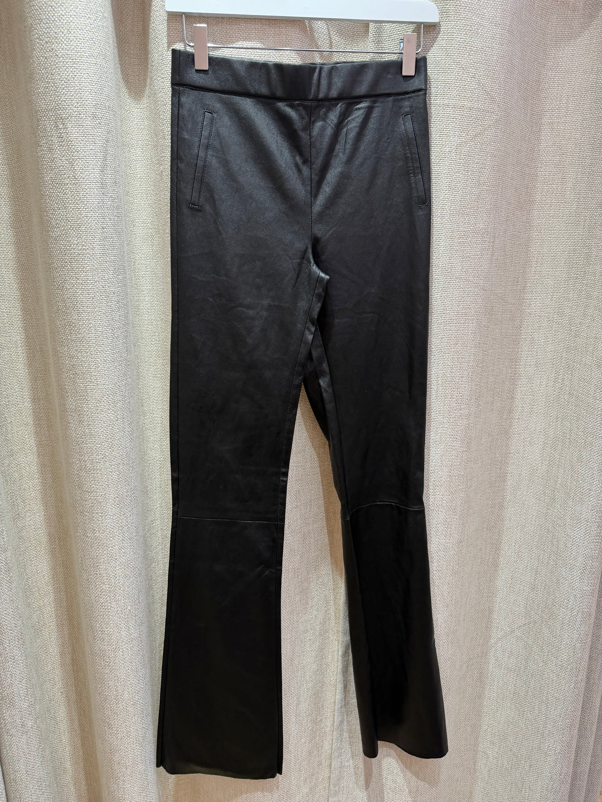 Pantalon en cuir noir Max & moi T.36 29/08