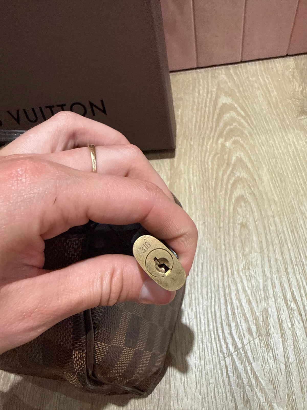 Sac Speedy Louis Vuitton damier ebene 26/05