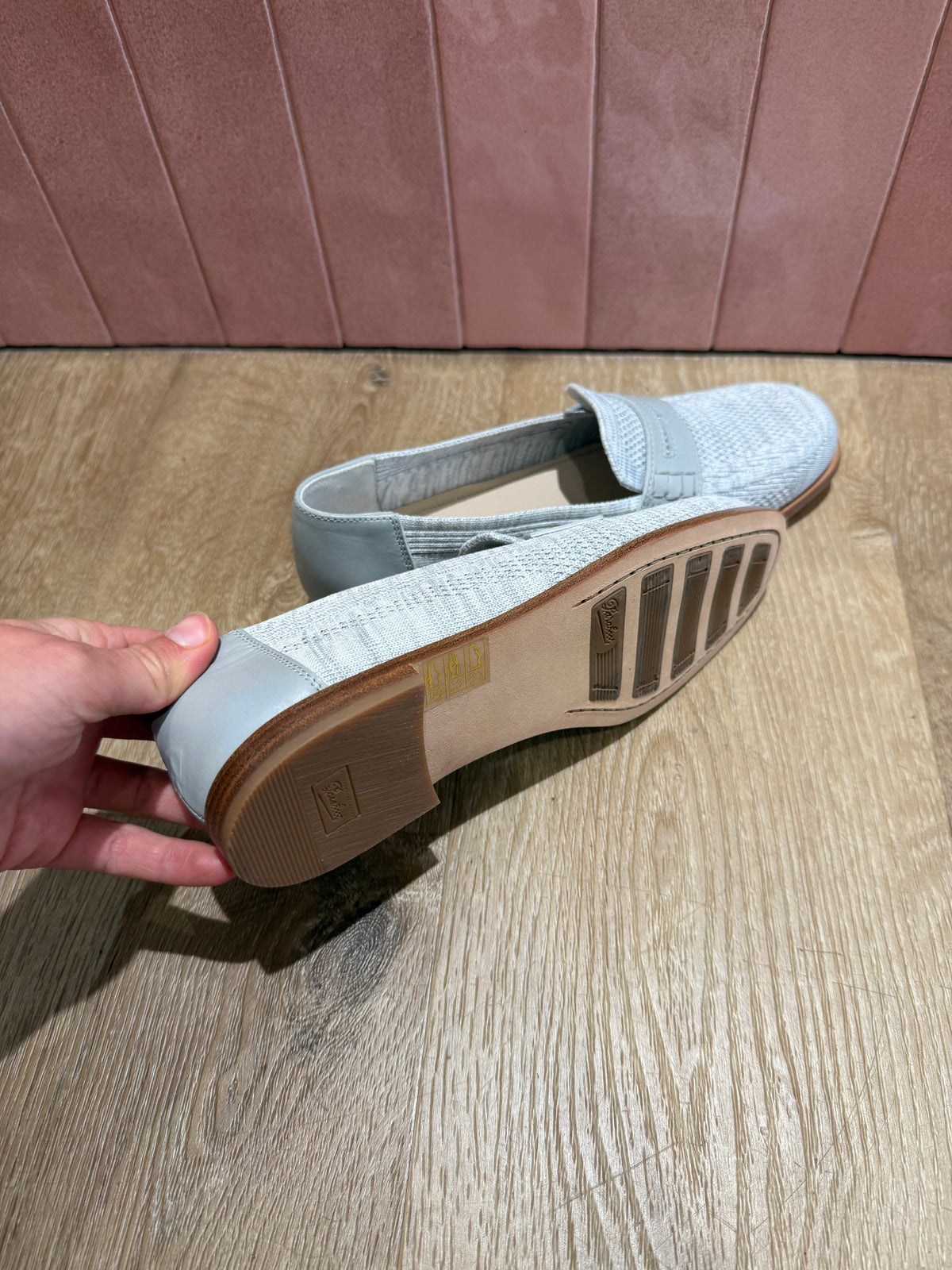 Paraboot mocassins gris T.36