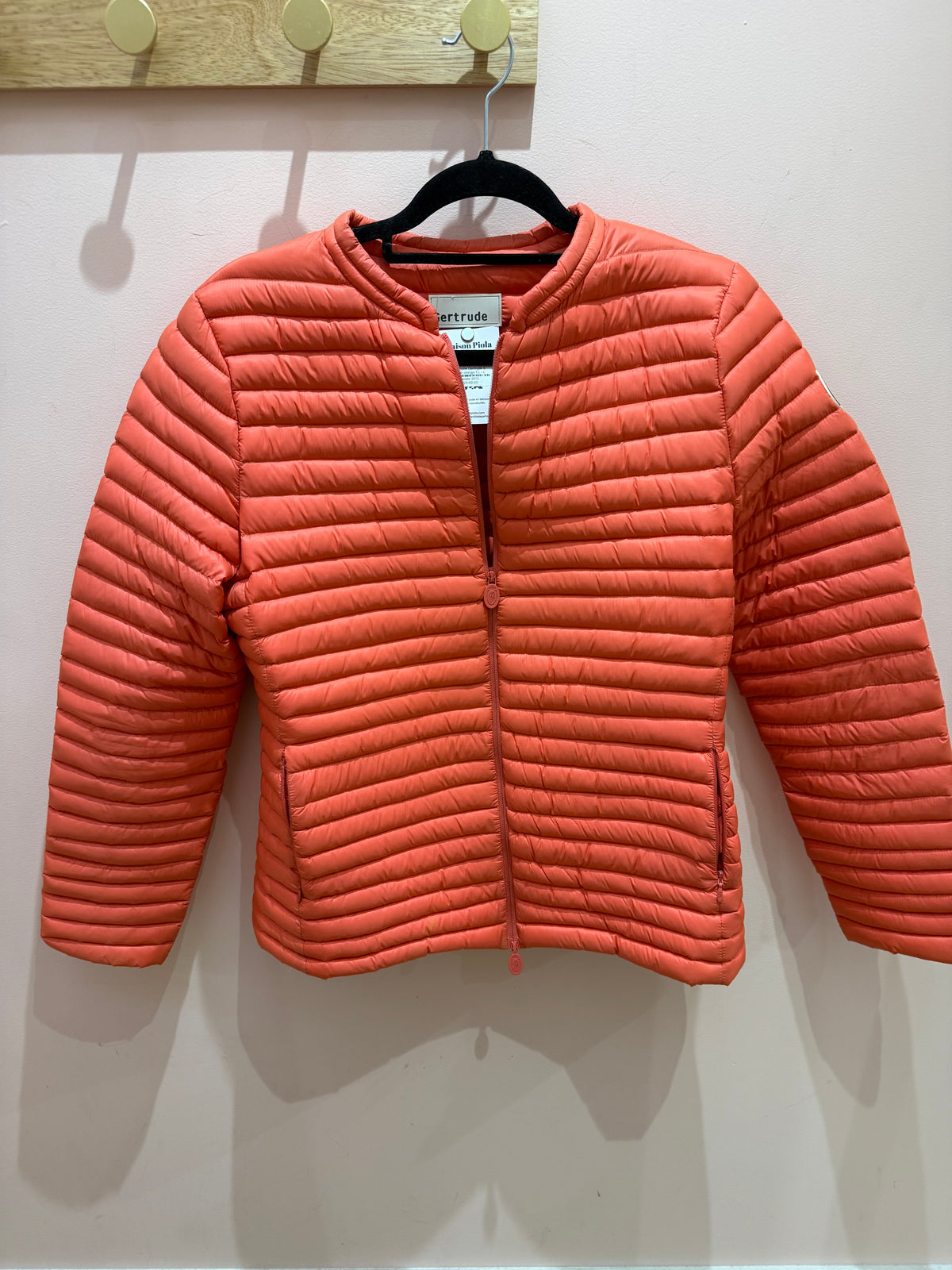 Doudoune Gertrude & Gaston orange T.L