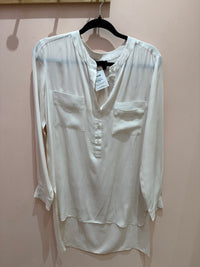 Blouse soie Atos Lombardini Beige 40