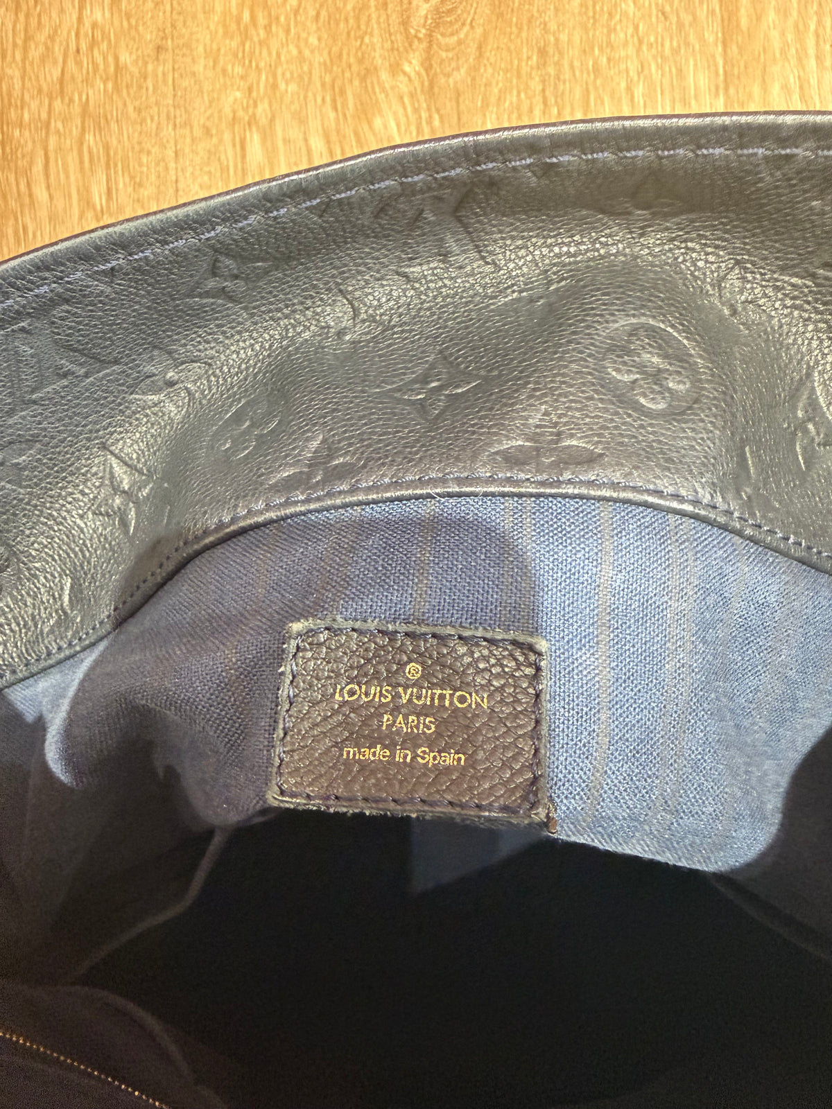 Sac Louis Vuitton empreinte MM Marine arsty 25/06