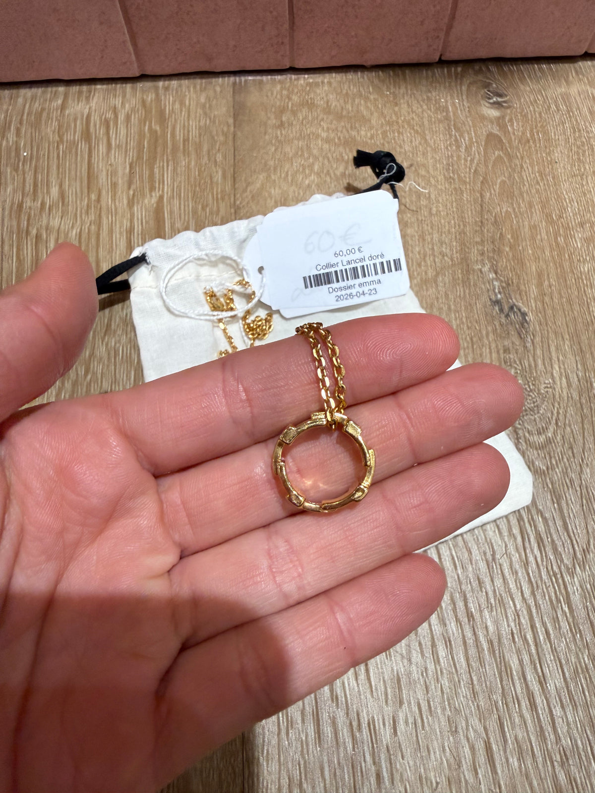 Collier Lancel doré