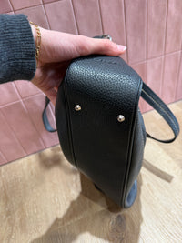 Sac noir lancel cuir grainé