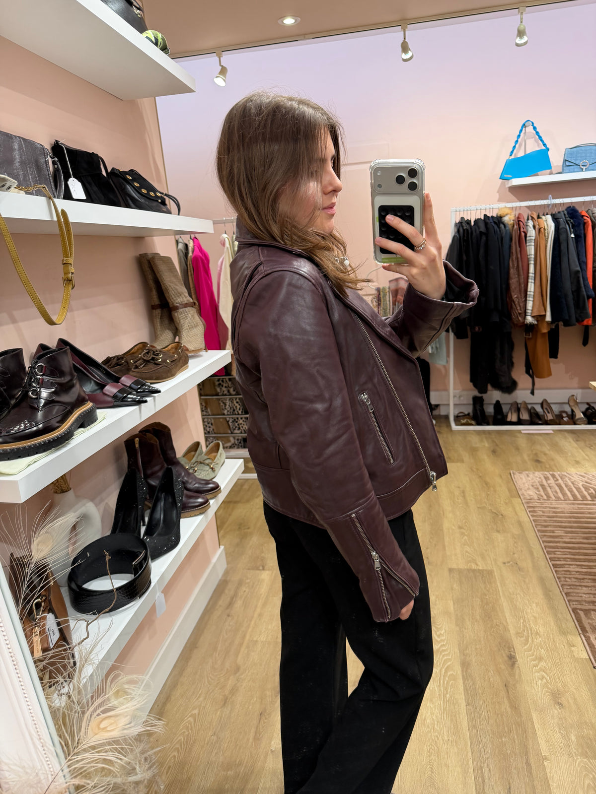 Veste en cuir Zapa T.42 09/09