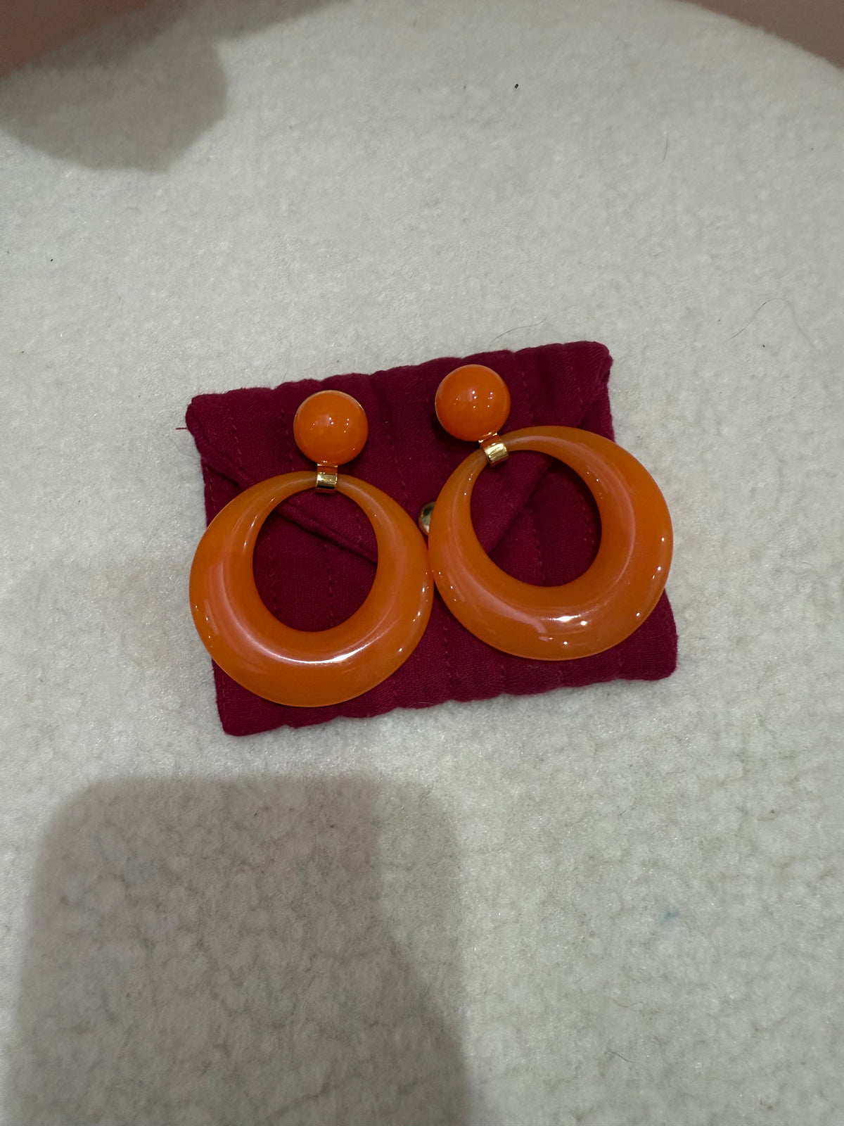Boucles d'oreilles TU Sézane Orange