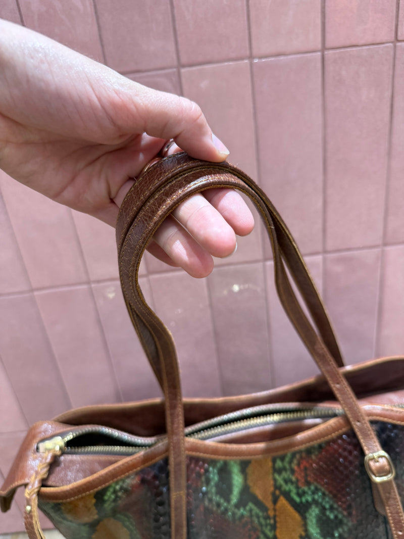 Sac Claris Virot Vert cuir 04/06