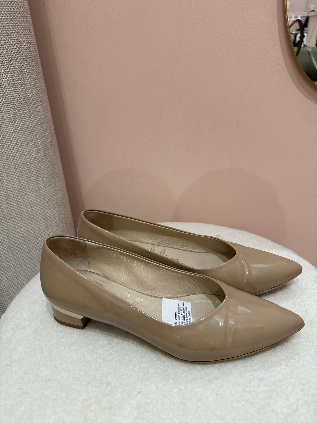 Vernis Baldin Ballerines beige T.37,5