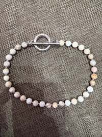 Bracelet beige Blow et perles 16/06