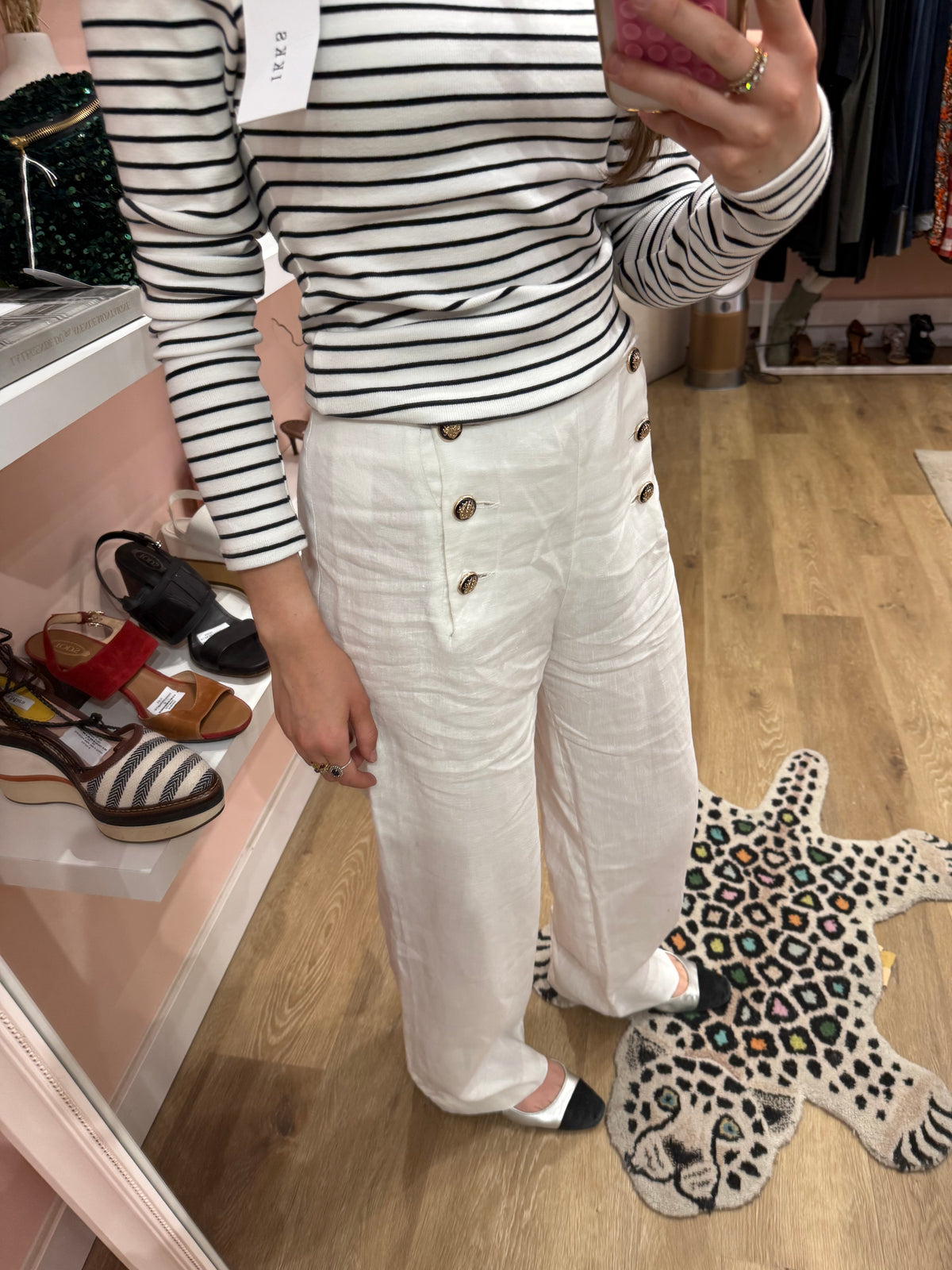 Pantalon en lin Gérard Darel T.40 16/06