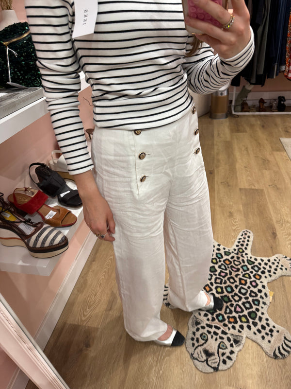 Pantalon en lin Gérard Darel T.40 16/06