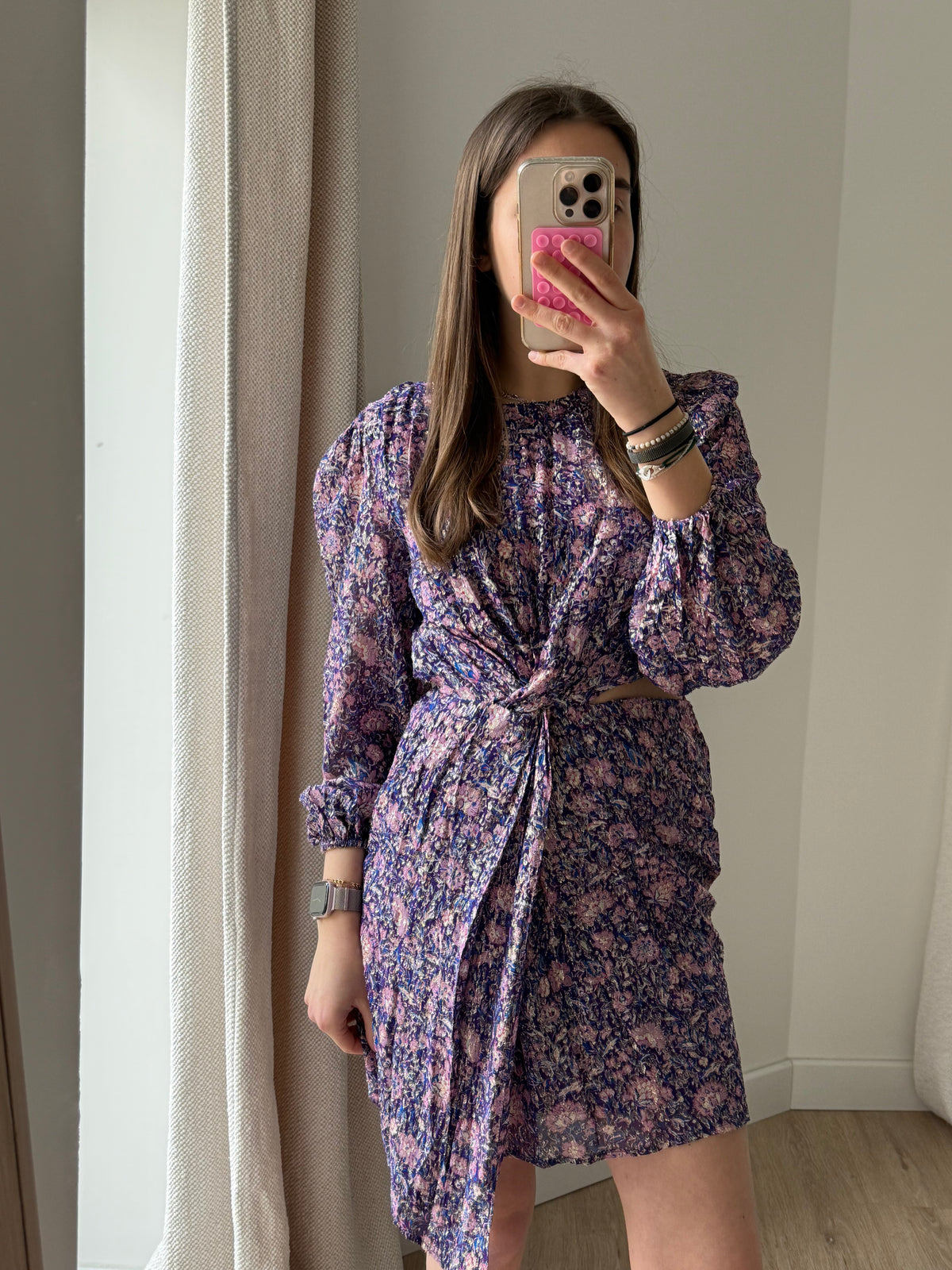 Robe Maje violette T.XS