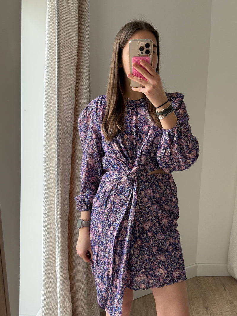 Robe Maje violette T.XS