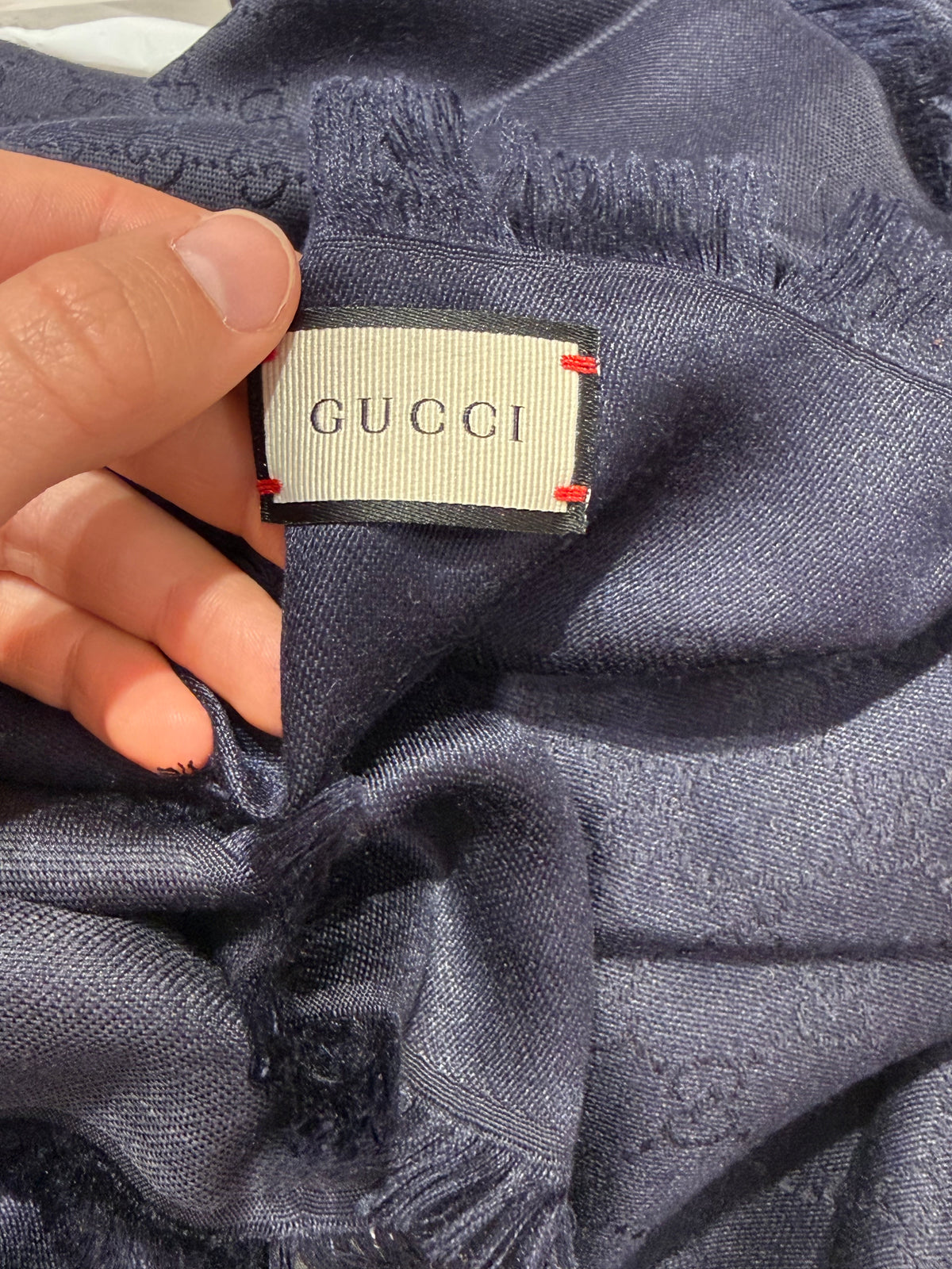 Étole laine et soie Gucci