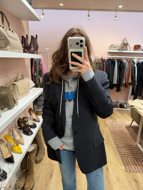 Dior - Blazer bleu nuit  - T.XL 22/09
