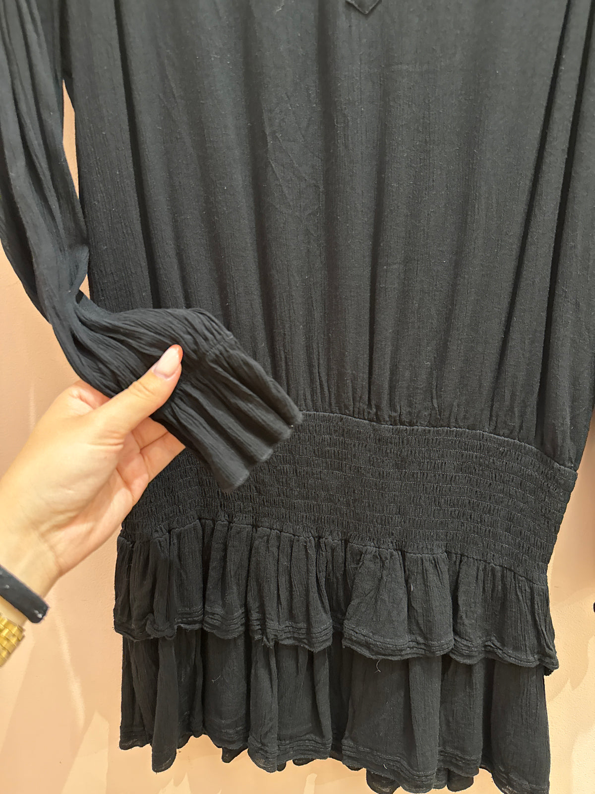 Ba&sh - Robe noire courte ML - T.M