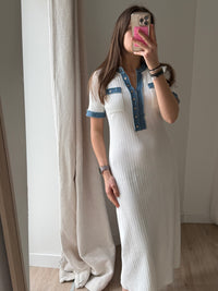 Robe longue blanche Roxa T.S/M