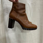 Bottines marron mazelie cuir T.38