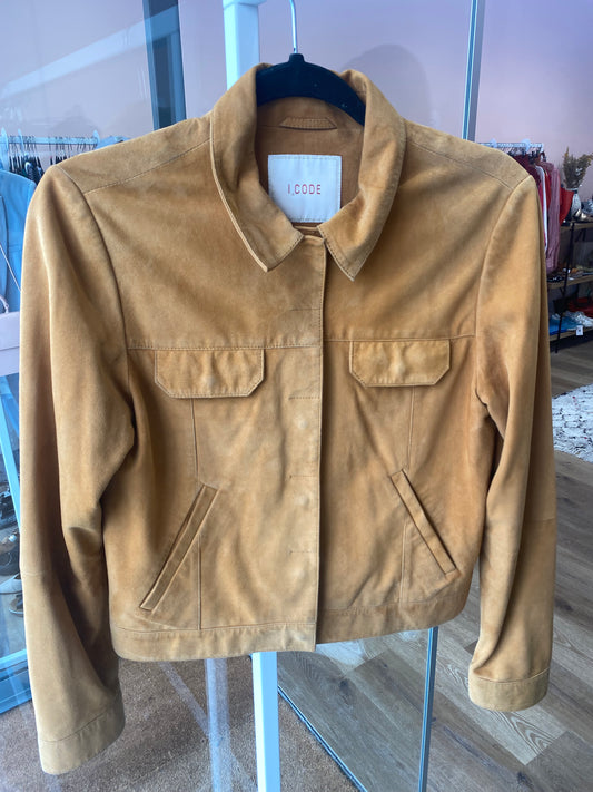 Veste I.code en cuir T.36