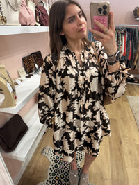 Zapa Robe Marron et beige Robe marron et beige T.L 30/06