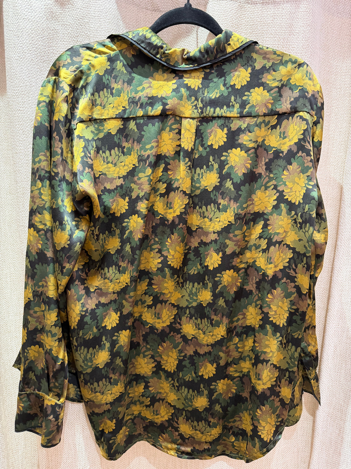 Twin-Set Verte et noire T.L - Chemise (Soie) 10/09
